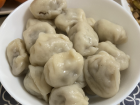 Банш (bansh) are traditional Mongolian dumplings that are usually smaller than the steamed бууз (buuz), I had these boiled bansh at my coworker’s house