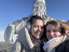 My friend and I at the observation deck of the Chinggis Khaan Statue Complex, fun fact: it holds the Guinness World Record for the world’s tallest equestrian statue