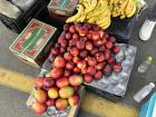 Fresh fruit on the side of the road