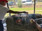 Cooking braai at our annual seventh grade picnic
