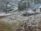 The first snow of last year in my village