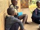 My students enjoying lunch at school