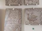 These are mosaic panels in the the historic Ottoman style on display at a museum here