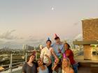 Rooftop birthday party 