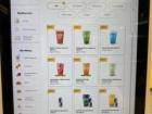 Some of the interesting drink options at Macca's (McDonald's)