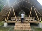 The Bamboo Institute built this pavilion last year