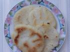 My attempt at making arepas, another very traditional Colombian food