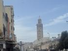 A view of Hassan II Mosque from the Casablanca "medina"