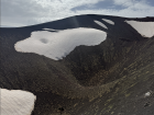 The volcano I climbed in Sicily. These are 3 huge craters that lava once poured out of