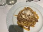 Tagliatelle Bolognese at Trattoria Za Za