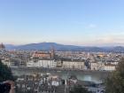 The view of Florence from the terrace!