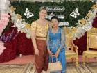 Me and SreyNeath's Mom before the second ceremony