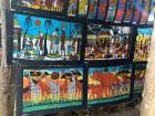 Tapestries that depict traditional Swazi lifestyle