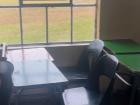 A classic desk and chair setup at a Swazi school
