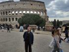 Me in front of the Colosseum - Italy's most famous landmark from the Roman Empire