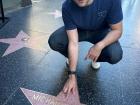 Roman at the Hollywood Walk of Fame