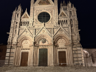 I took this picture of the beautiful cathedral in Siena during an evening stroll