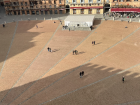This is the Piazza del Campo in Siena (the main square), see how the water would travel down the little slope? 