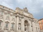 The Trevi Fountain in Rome is gorgeous, but very crowded 