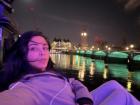 Chilling in front of big ben and london eye