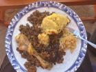 Another classic Ugandan dish is matooke