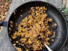 Fried rice with corn and beans
