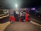 Tricycles are called “tuk tuks” in Uganda