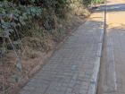 Sidewalks, and most roads, are made from interlocking bricks