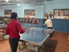 Some of my friends playing ping pong