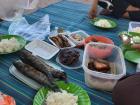 A Cambodian-style picnic, best enjoyed with your hands
