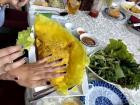 The biggest banh chao (Cambodian pancake) I have ever seen!