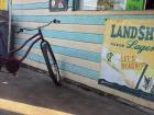 Rode my bike to the ice cream parlor, the day was HOT