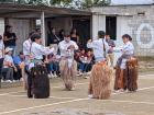 Traditional indigenous dance performance at a community event