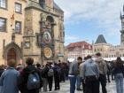 This is the famous Astronomical Clock that I passed on my way to the tram!