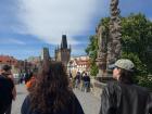 When my best friends Grace and Abby visited, we walked along the famous Charles Bridge