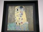 Gustav Klimt’s famous painting “the kiss”