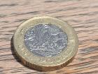 One of the few one-pound coins I have left
