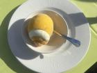 Sorbete de Limón: Lemon sorbet, served inside of a lemon in southern Spain