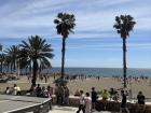 La Málagueta beach in Málaga