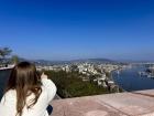 My mom came to visit me in Budapest and we walked up to the newly renovated Citadella on Gellert Hill. She was pointing out the cherry blossom trees in the distance.