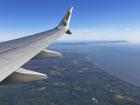 This was my view outside the airplane window flying into Dublin International Airport, which is located in Ireland. I was beyond excited ahead of an adventurous weekend I would have there with a couple of friends.