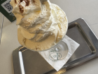 Coffee with gelato ice cream, an Italian dessert thats also popular in São Paulo