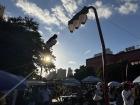 Sight of Liberdade, you can see the street market