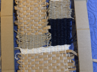 This is my first attempt at weaving! Our instructor encouraged us to use natural fibers and create different blocks of color