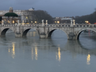 The Tiber River is important in the history of Rome, and a central part of the foundation myth for the city. Now this is my view walking home most days because I cross the river between going to school and my apartment!