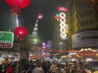 A view of the Chinatown night market in Bangkok