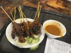 Chicken and beef satay from Lau Pa Sat