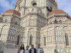My new friends and I exploring the city and seeing the Duomo for the first time!