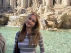 Me in front of the Trevi Fountain