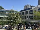 Lunch break at my internship at Sciences Po! Most of these people are students, since this is a university too
